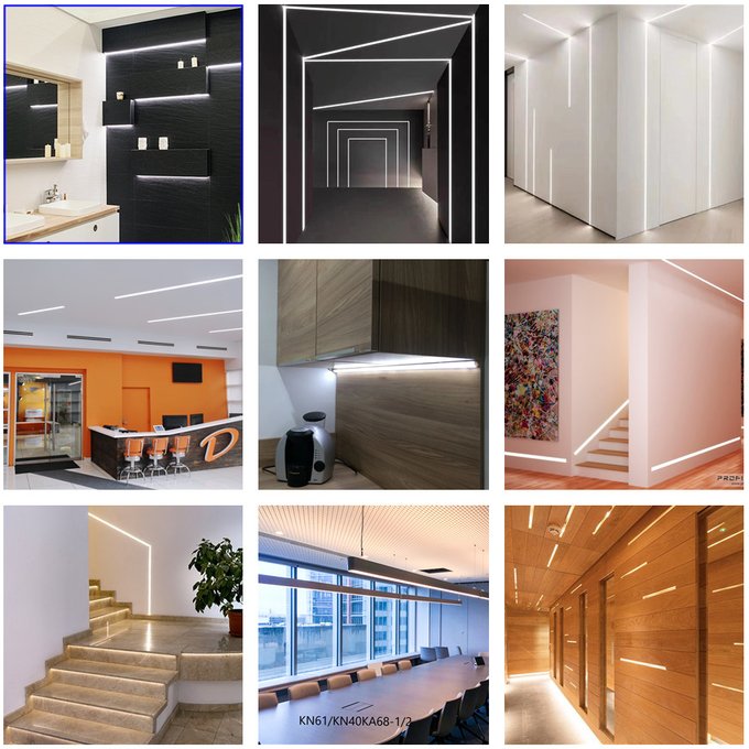 THE DESIGN using led light profile from China YL TIAN HUA COMPANY THE DESIGN using led light profile from China YL TIAN HUA COMPANY