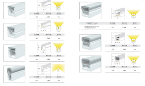 YL silicon led light channel profile from China